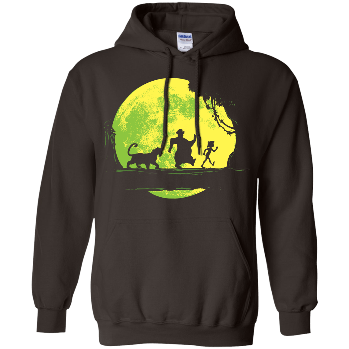 Sweatshirts Dark Chocolate / S Jungle Moonwalk Pullover Hoodie