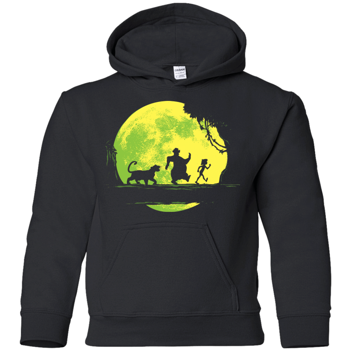 Sweatshirts Black / YS Jungle Moonwalk Youth Hoodie