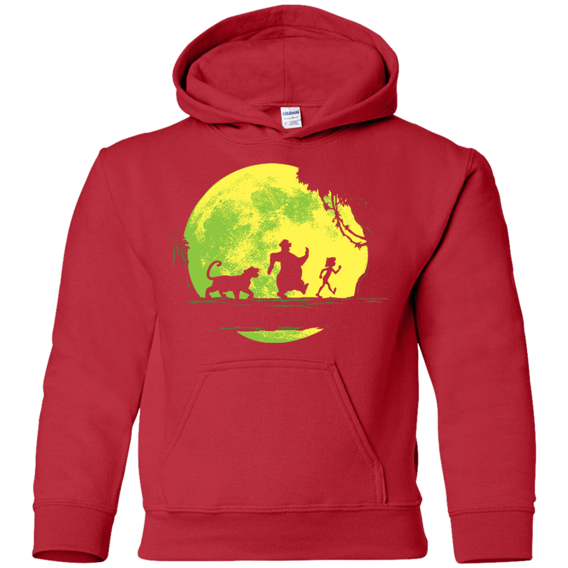 Sweatshirts Red / YS Jungle Moonwalk Youth Hoodie