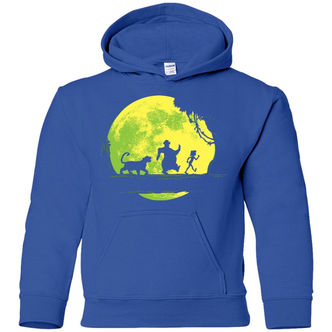 Sweatshirts Royal / YS Jungle Moonwalk Youth Hoodie