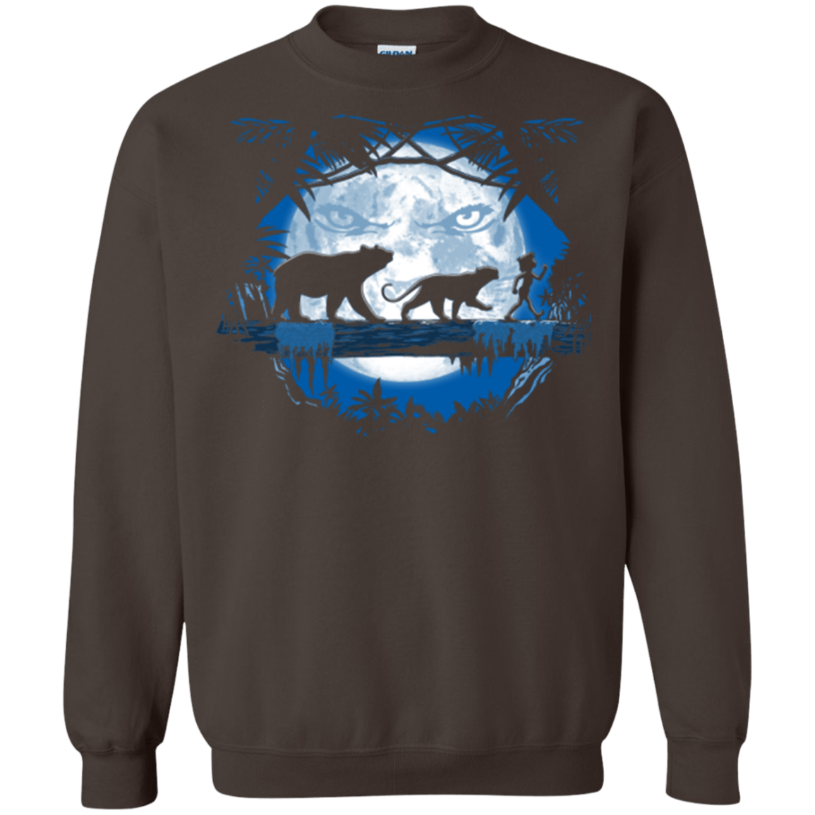 Sweatshirts Dark Chocolate / Small Jungle Pals Crewneck Sweatshirt