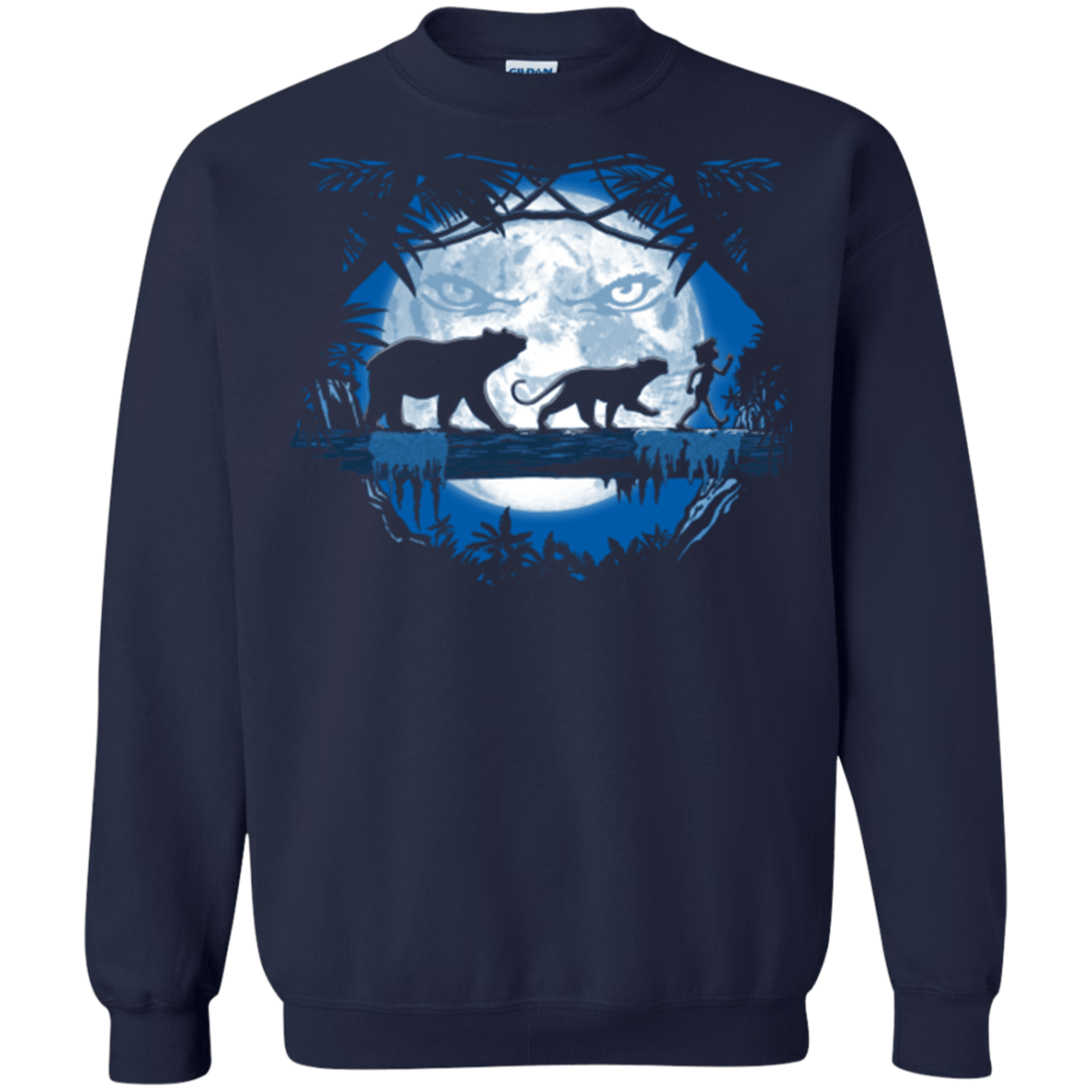 Sweatshirts Navy / Small Jungle Pals Crewneck Sweatshirt