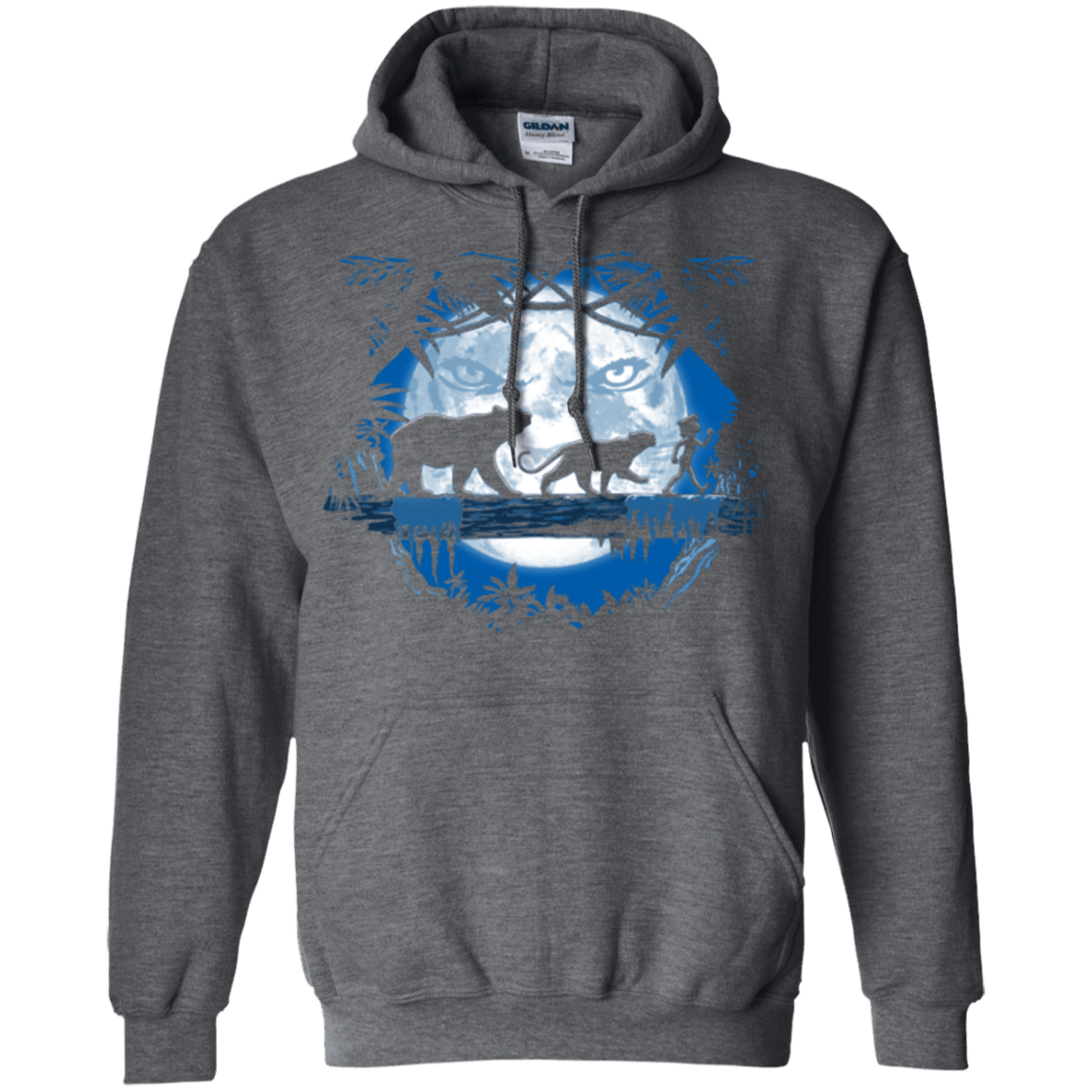 Sweatshirts Dark Heather / Small Jungle Pals Pullover Hoodie