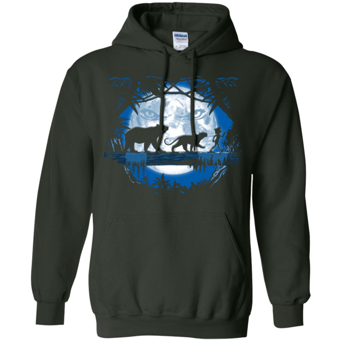 Sweatshirts Forest Green / Small Jungle Pals Pullover Hoodie