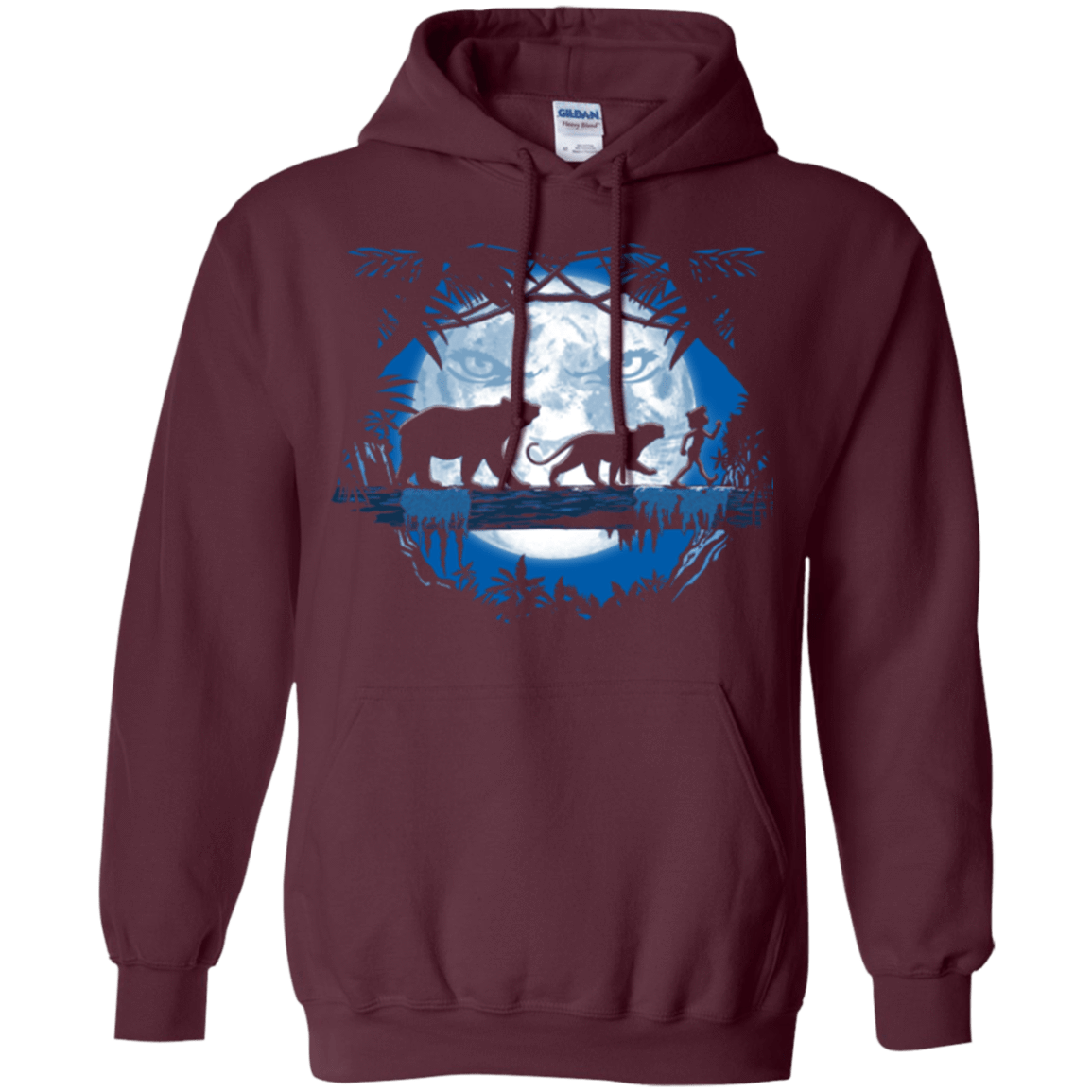 Sweatshirts Maroon / Small Jungle Pals Pullover Hoodie