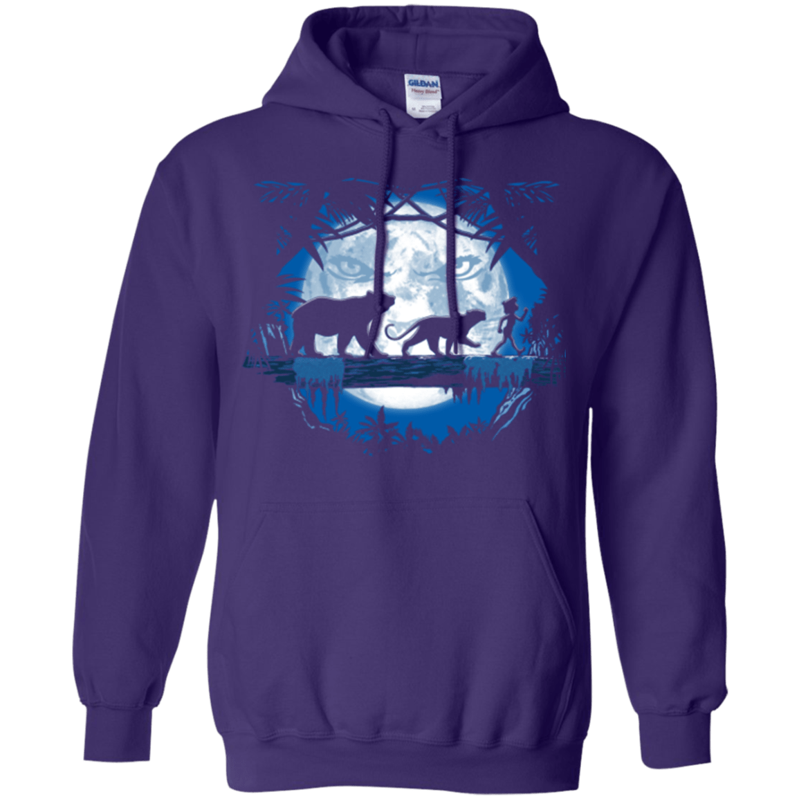 Sweatshirts Purple / Small Jungle Pals Pullover Hoodie
