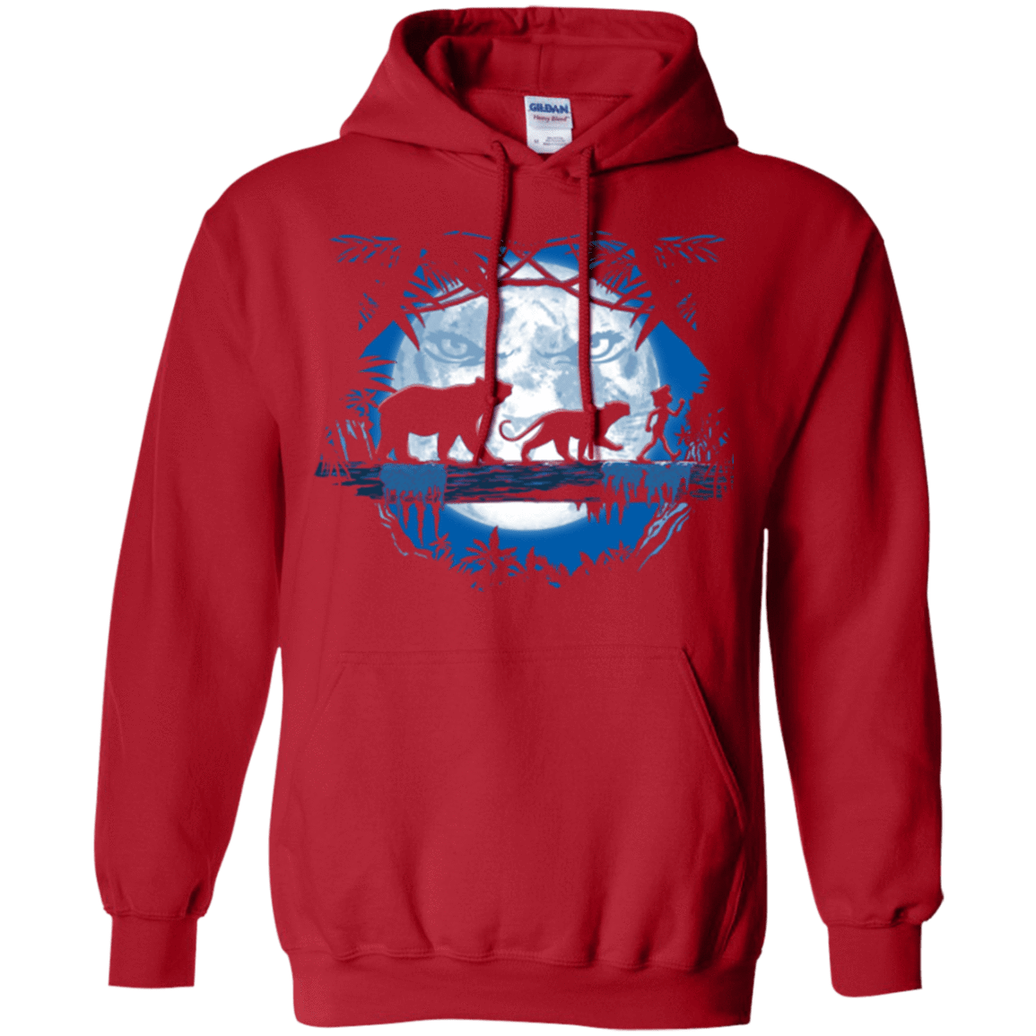 Sweatshirts Red / Small Jungle Pals Pullover Hoodie