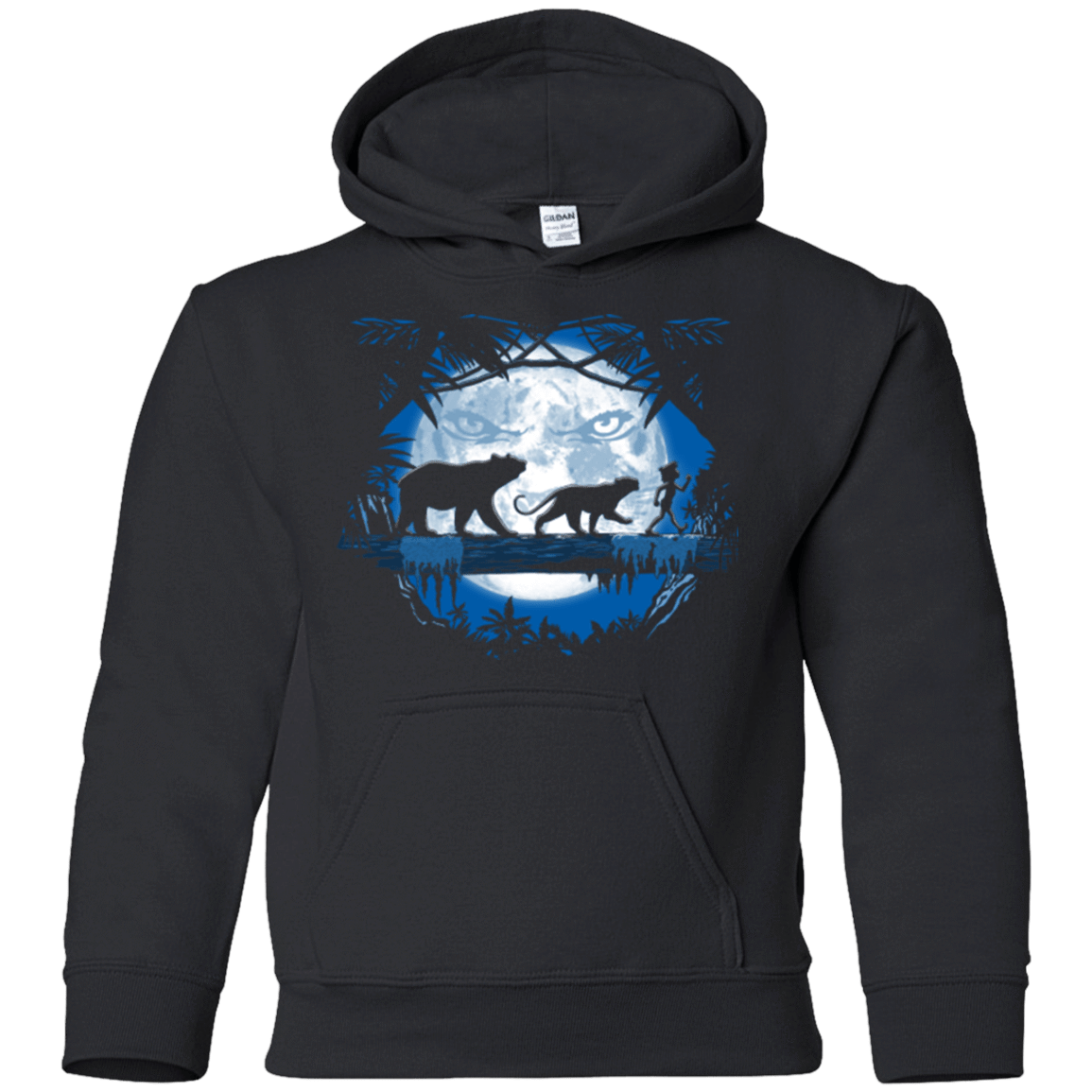 Sweatshirts Black / YS Jungle Pals Youth Hoodie