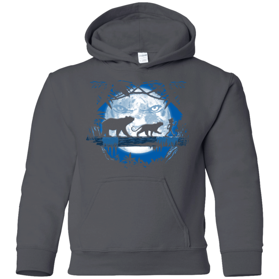 Sweatshirts Charcoal / YS Jungle Pals Youth Hoodie