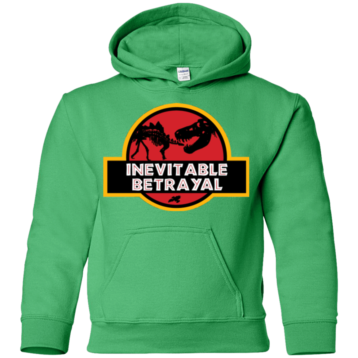 Sweatshirts Irish Green / YS JURASSIC BETRAYAL Youth Hoodie