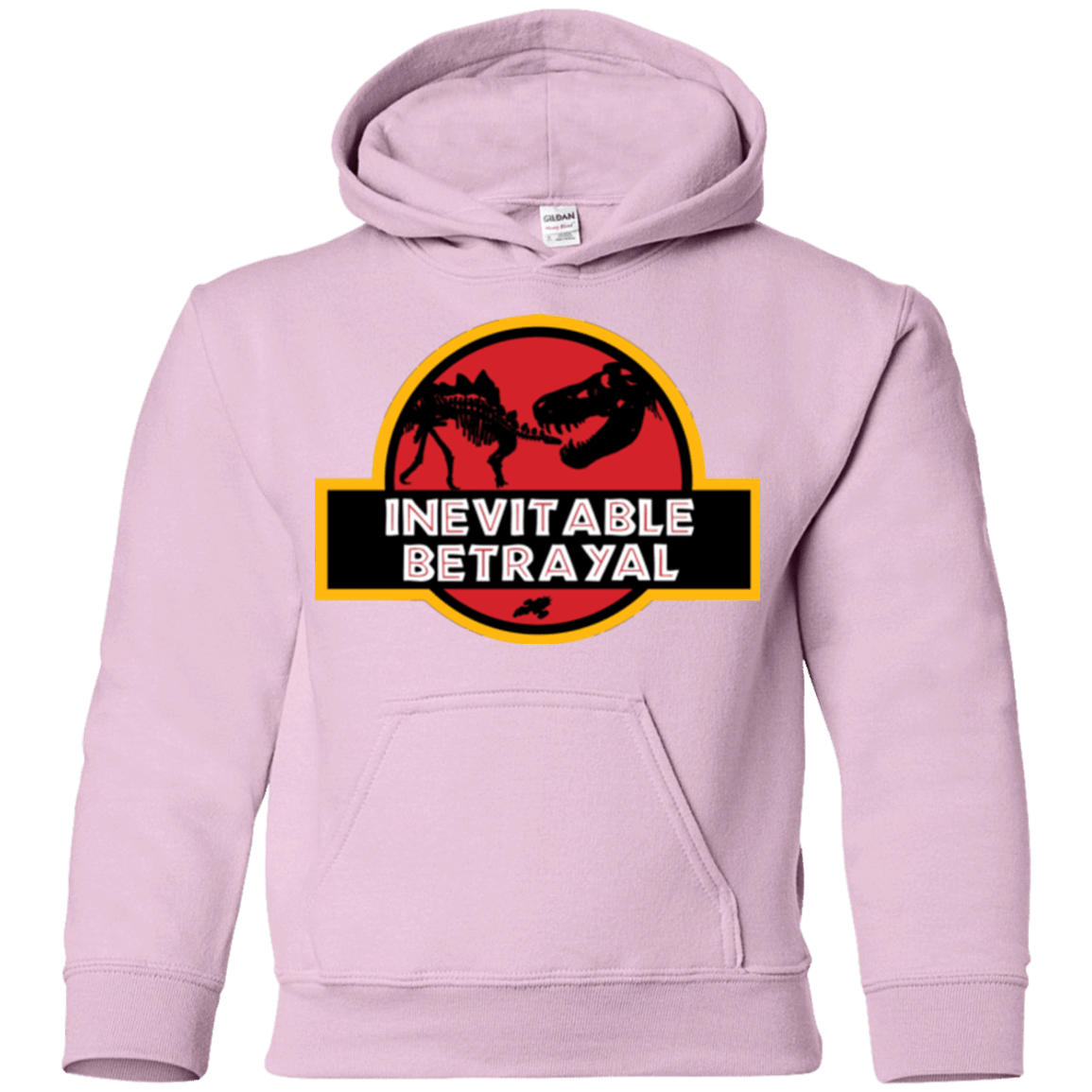 Sweatshirts Light Pink / YS JURASSIC BETRAYAL Youth Hoodie