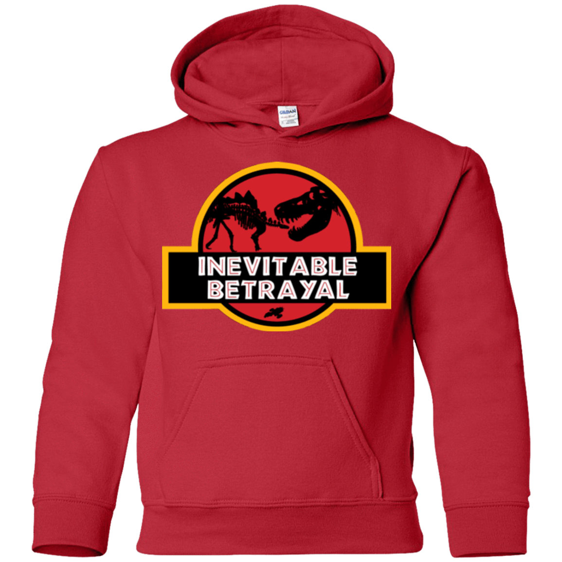 Sweatshirts Red / YS JURASSIC BETRAYAL Youth Hoodie