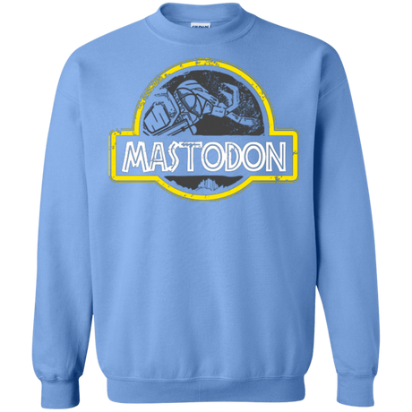 Sweatshirts Carolina Blue / Small Jurassic Power Black Crewneck Sweatshirt