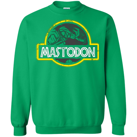 Sweatshirts Irish Green / Small Jurassic Power Black Crewneck Sweatshirt
