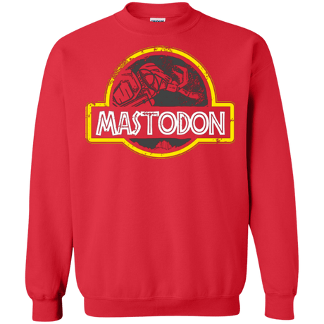 Sweatshirts Red / Small Jurassic Power Black Crewneck Sweatshirt
