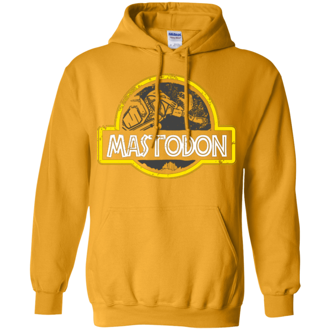 Sweatshirts Gold / Small Jurassic Power Black Pullover Hoodie