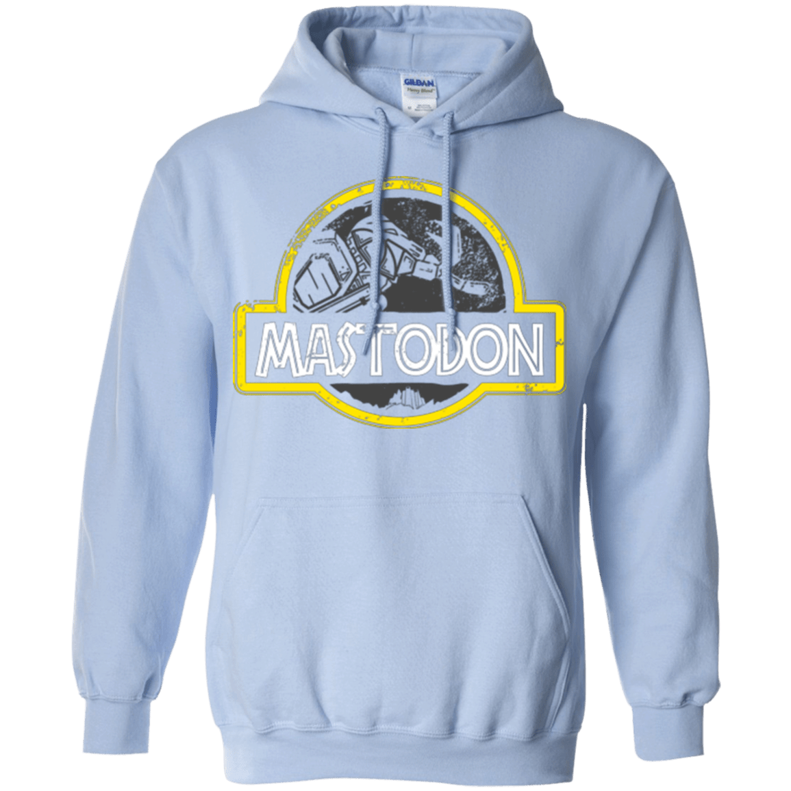 Sweatshirts Light Blue / Small Jurassic Power Black Pullover Hoodie