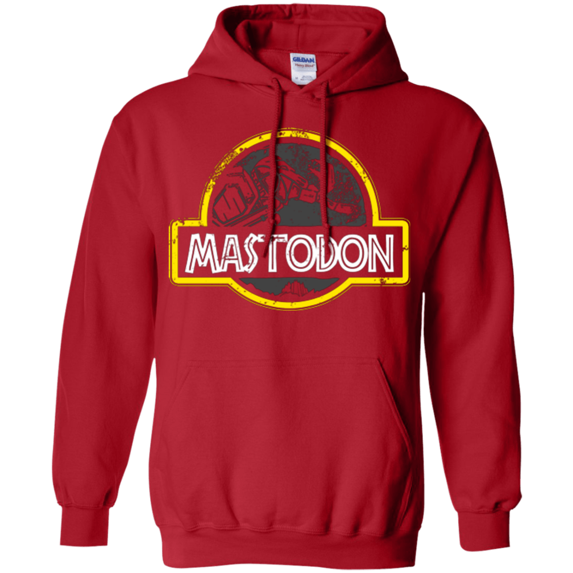 Sweatshirts Red / Small Jurassic Power Black Pullover Hoodie