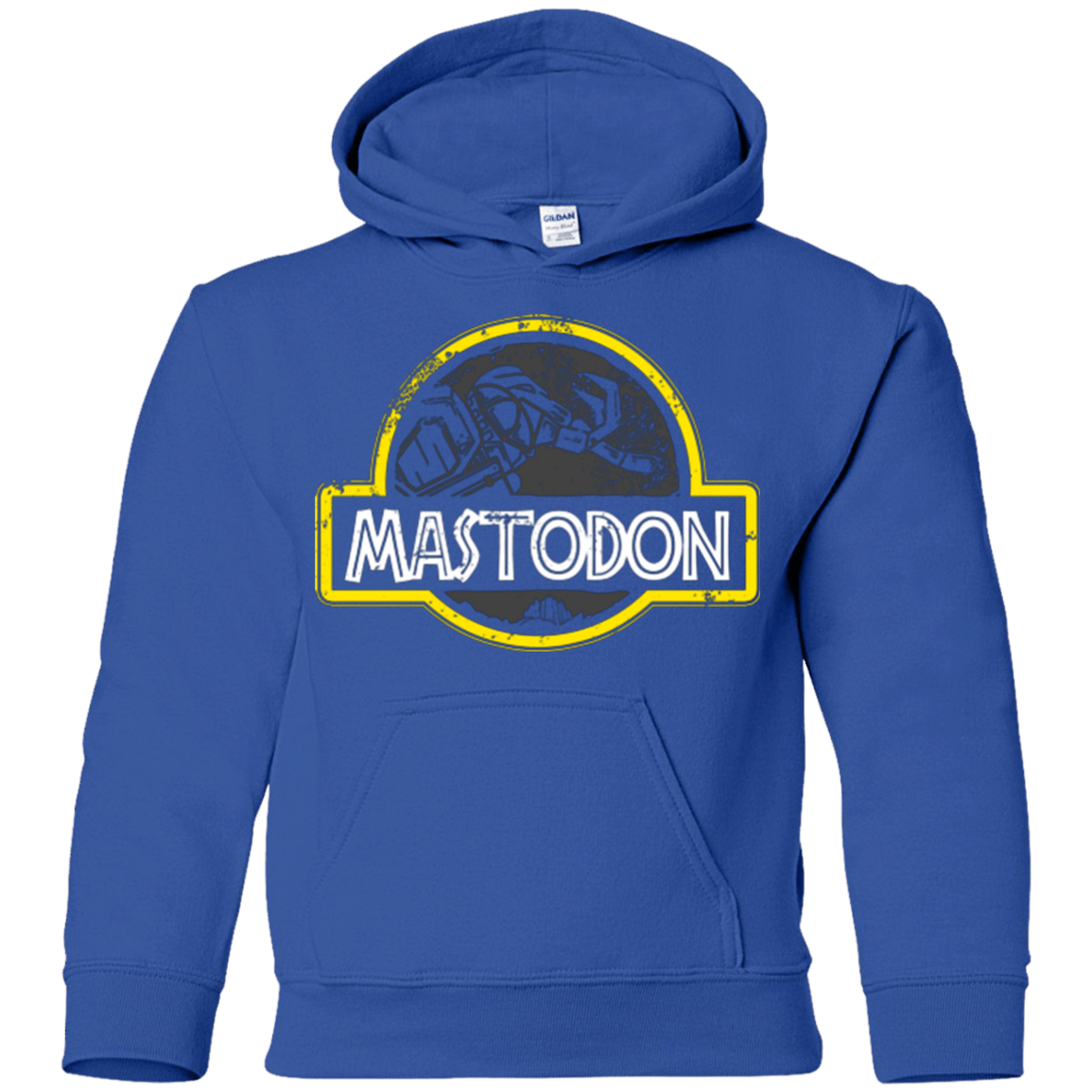 Sweatshirts Royal / YS Jurassic Power Black Youth Hoodie