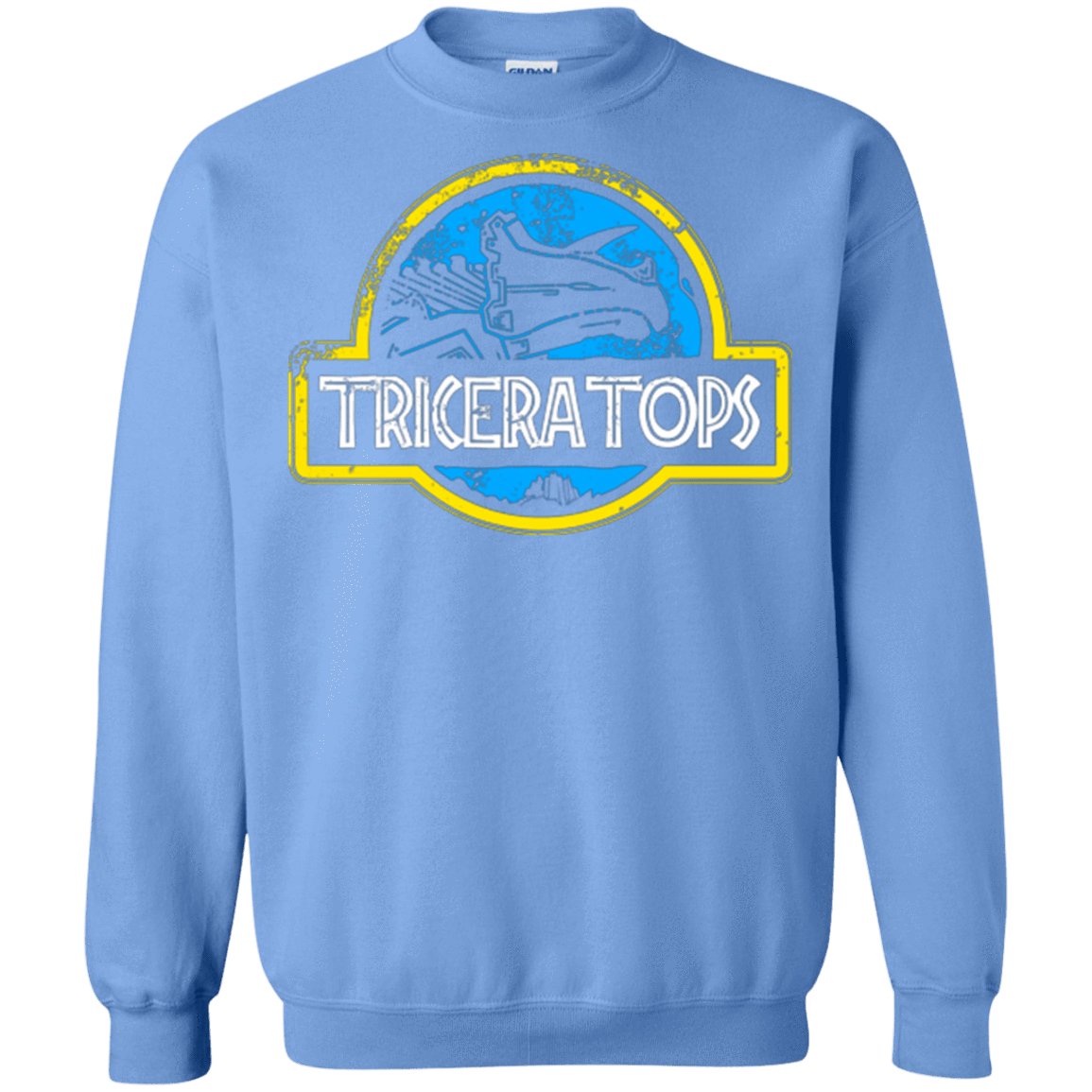 Sweatshirts Carolina Blue / Small Jurassic Power Blue Crewneck Sweatshirt