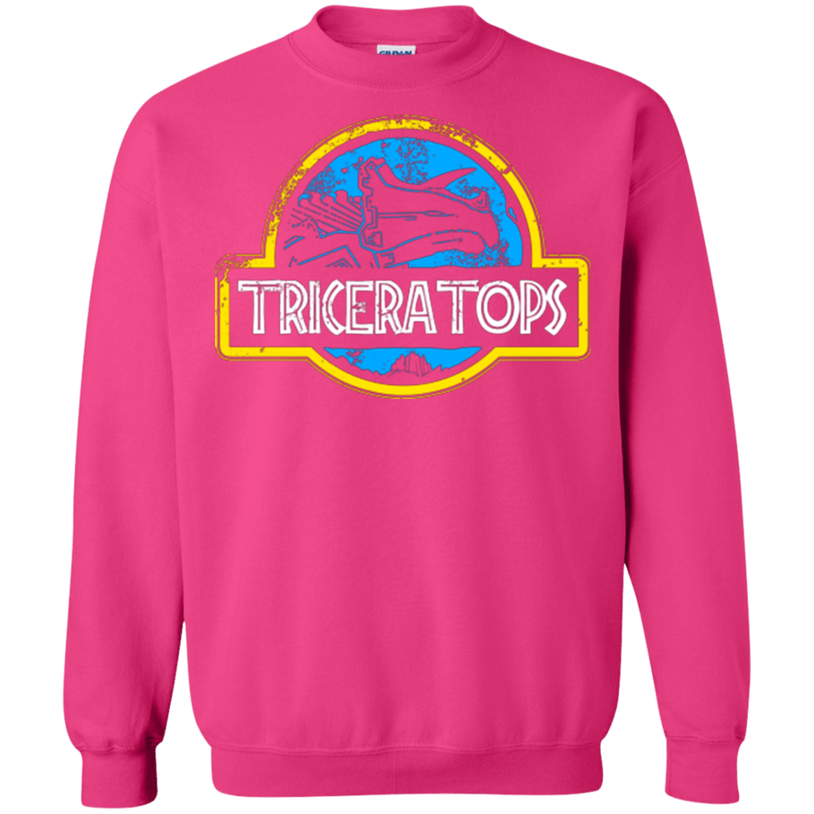 Sweatshirts Heliconia / Small Jurassic Power Blue Crewneck Sweatshirt