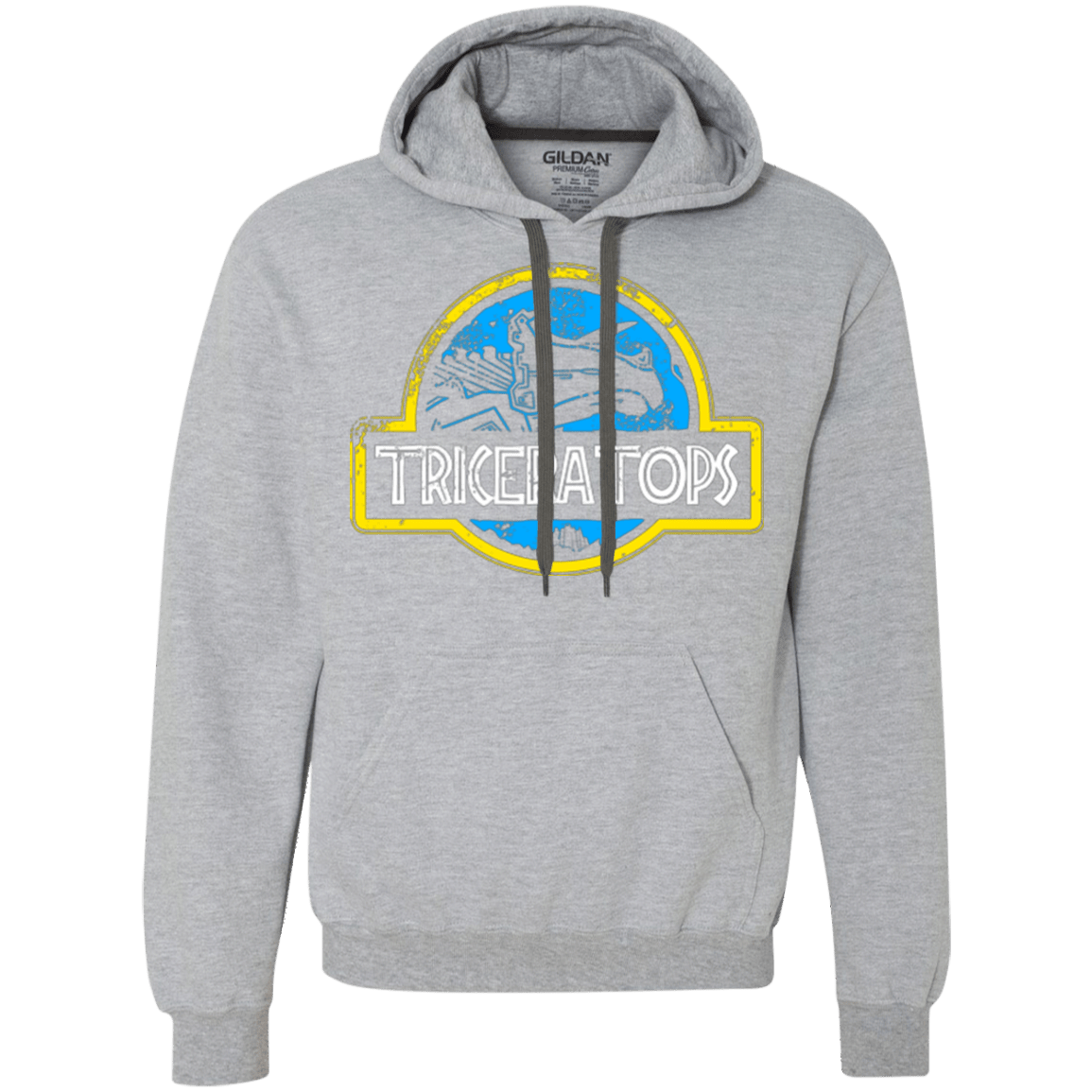 Sweatshirts Sport Grey / Small Jurassic Power Blue Premium Fleece Hoodie