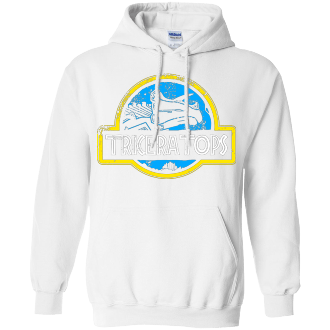 Sweatshirts White / Small Jurassic Power Blue Pullover Hoodie