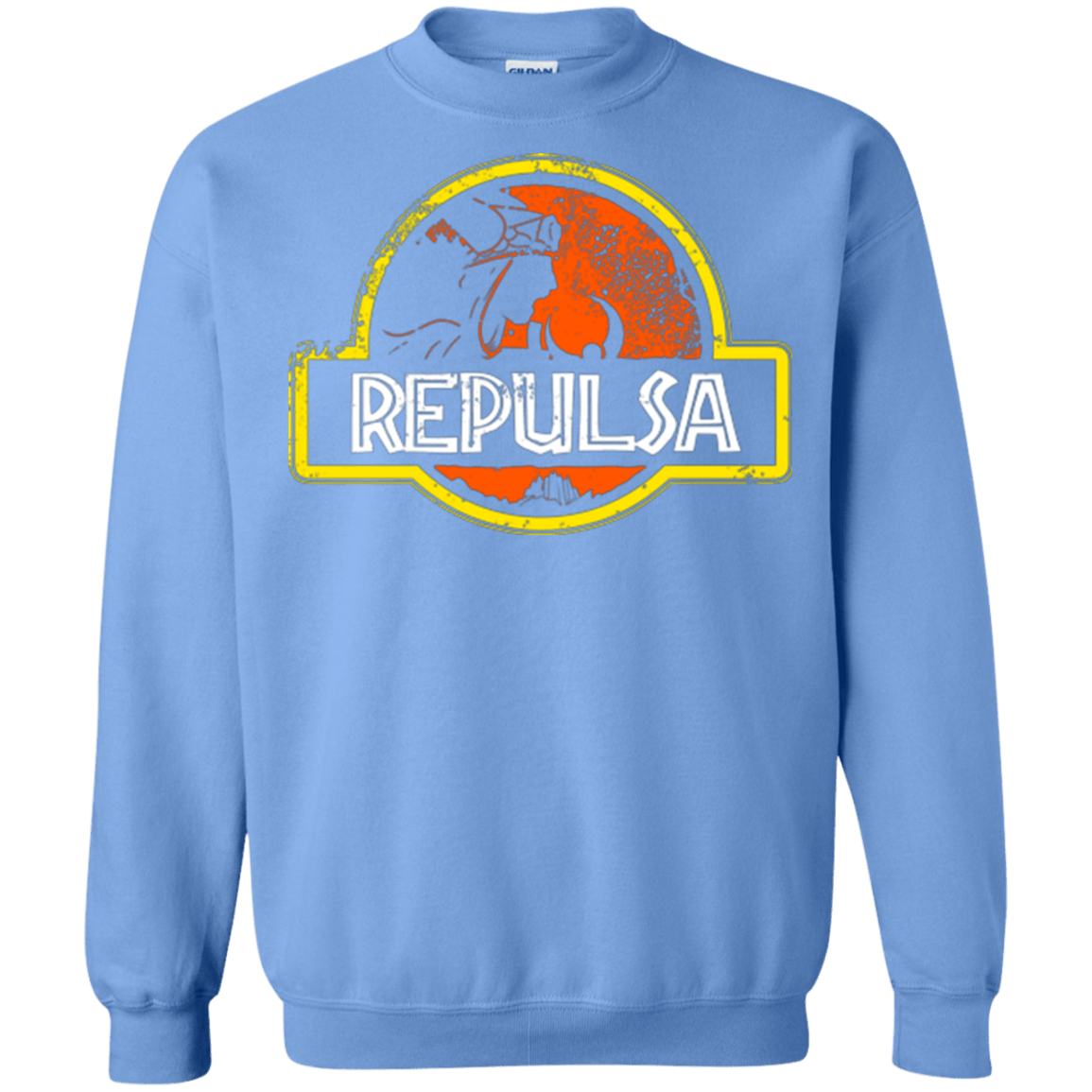 Sweatshirts Carolina Blue / Small Jurassic Power Evil Crewneck Sweatshirt