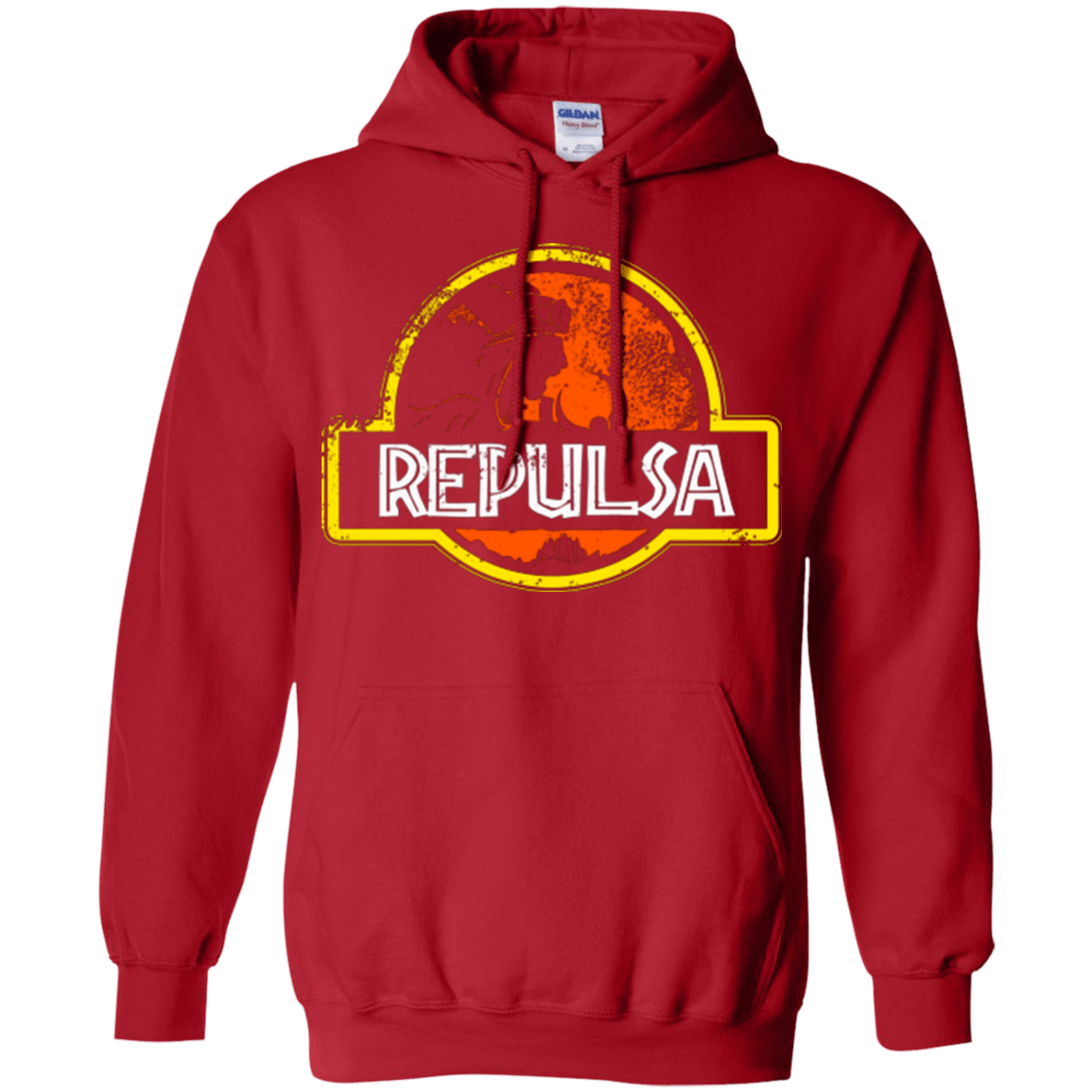 Sweatshirts Red / Small Jurassic Power Evil Pullover Hoodie