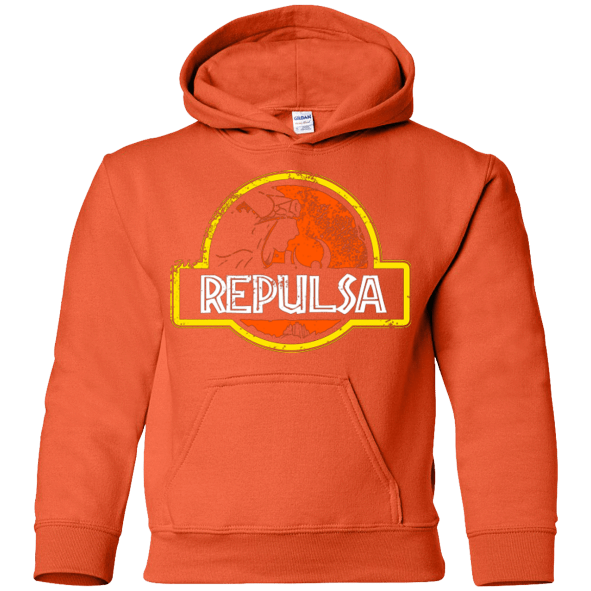 Sweatshirts Orange / YS Jurassic Power Evil Youth Hoodie