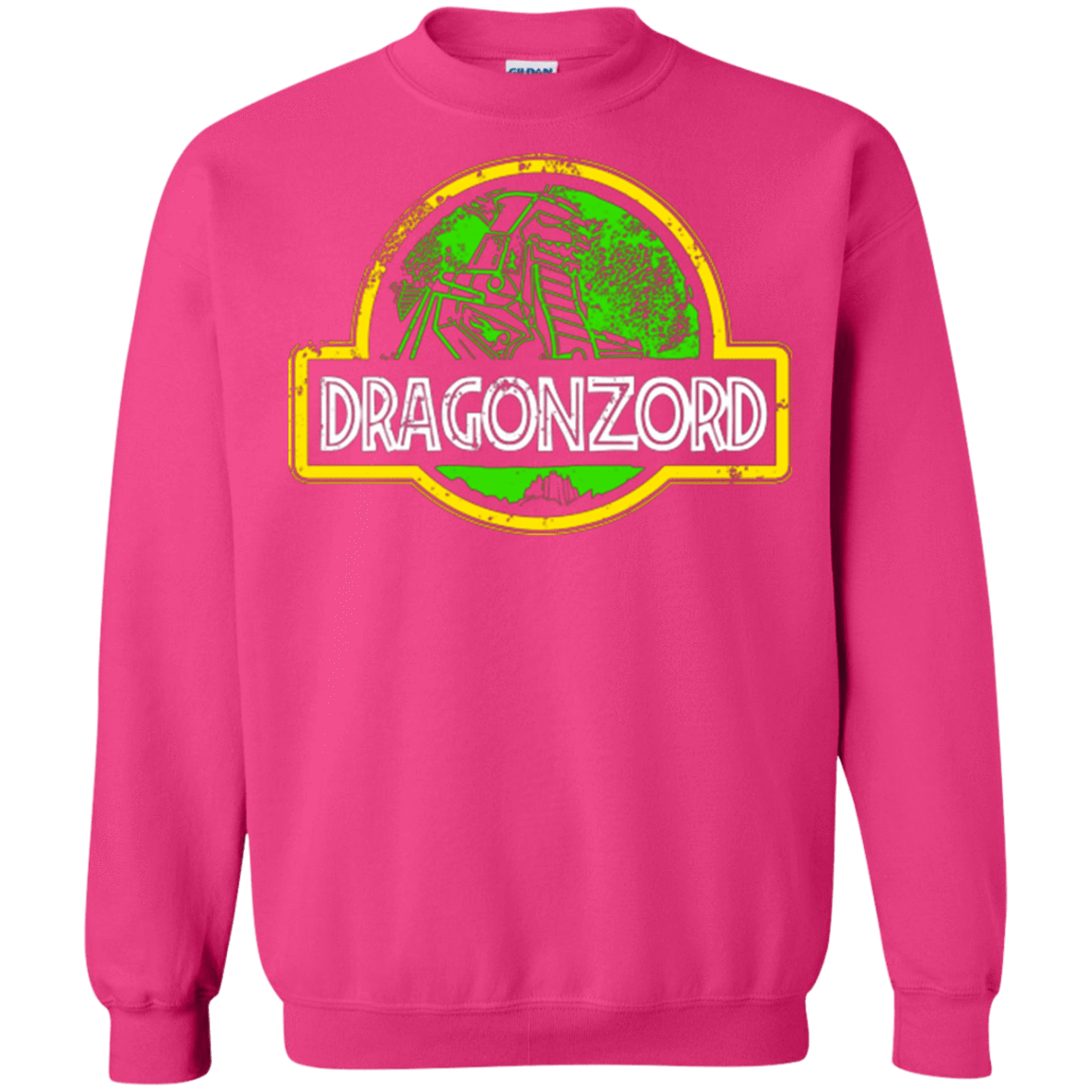 Sweatshirts Heliconia / Small Jurassic Power Green Crewneck Sweatshirt