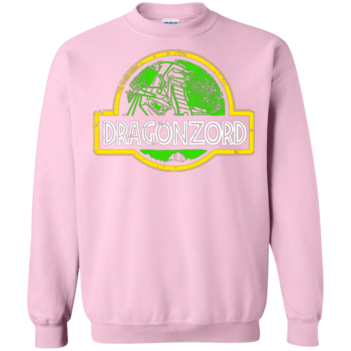 Sweatshirts Light Pink / Small Jurassic Power Green Crewneck Sweatshirt