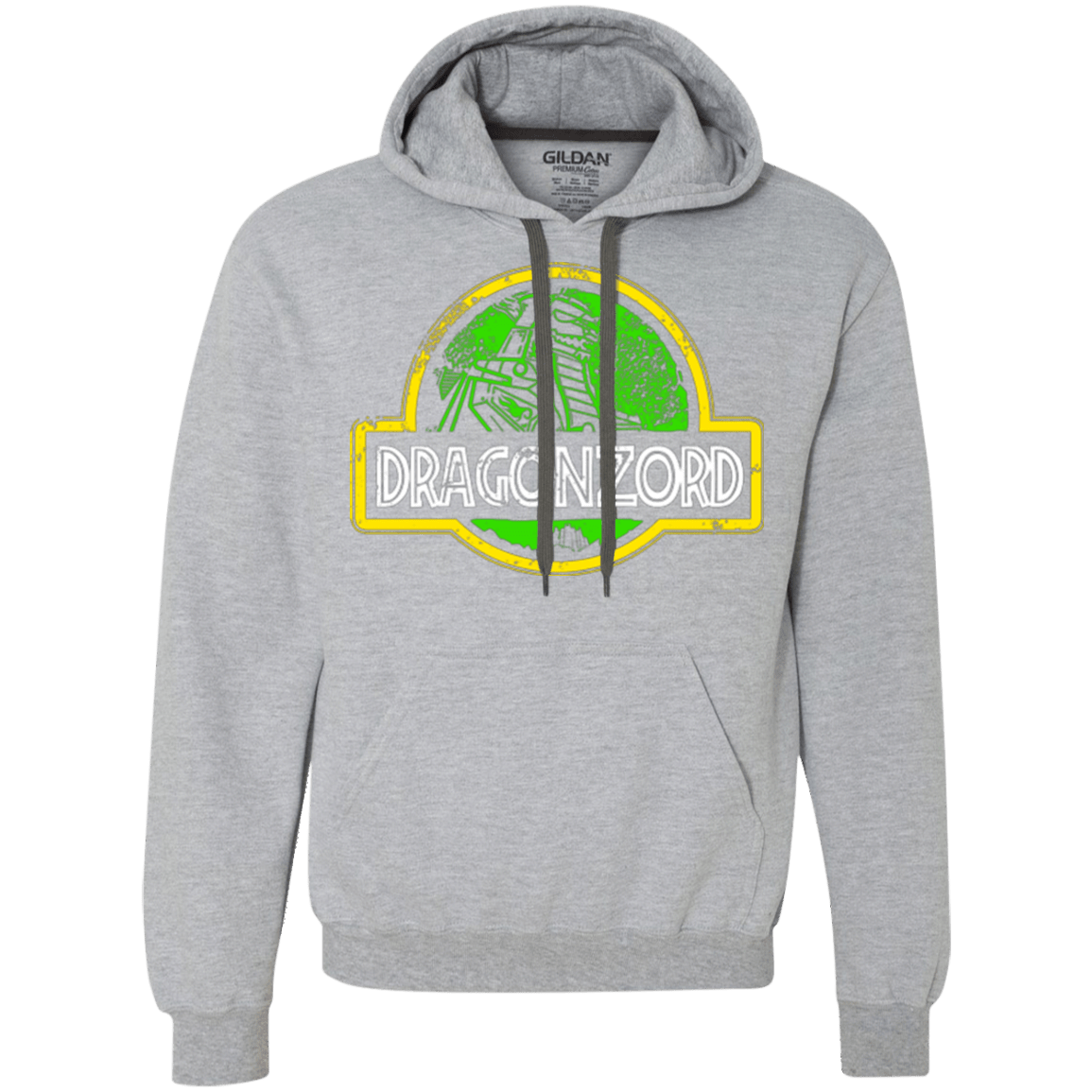 Sweatshirts Sport Grey / Small Jurassic Power Green Premium Fleece Hoodie