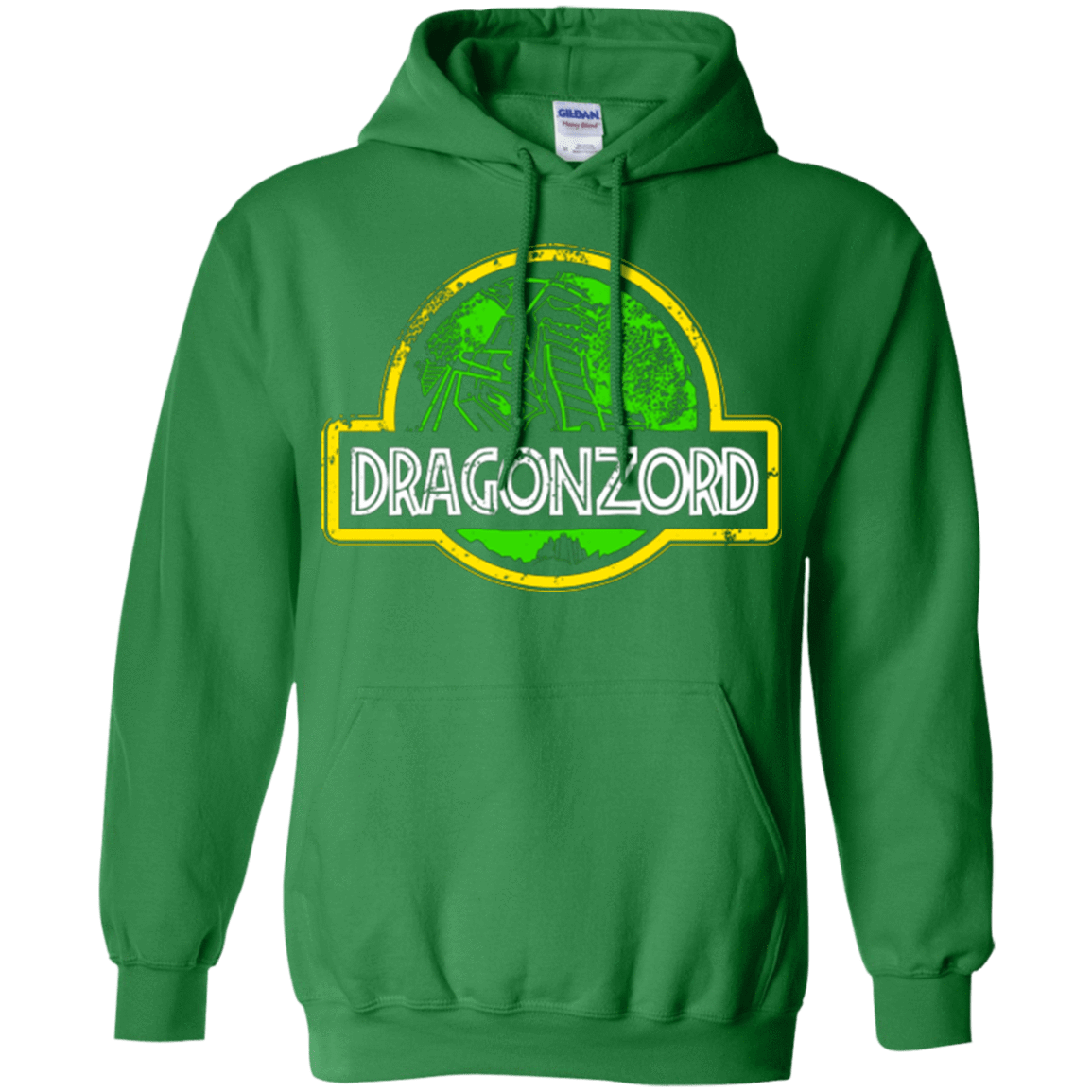 Sweatshirts Irish Green / Small Jurassic Power Green Pullover Hoodie