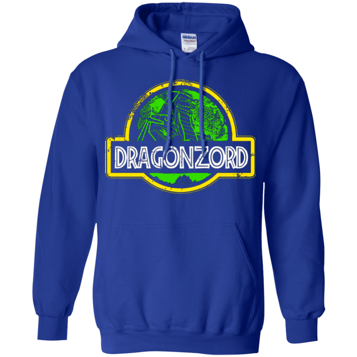 Sweatshirts Royal / Small Jurassic Power Green Pullover Hoodie