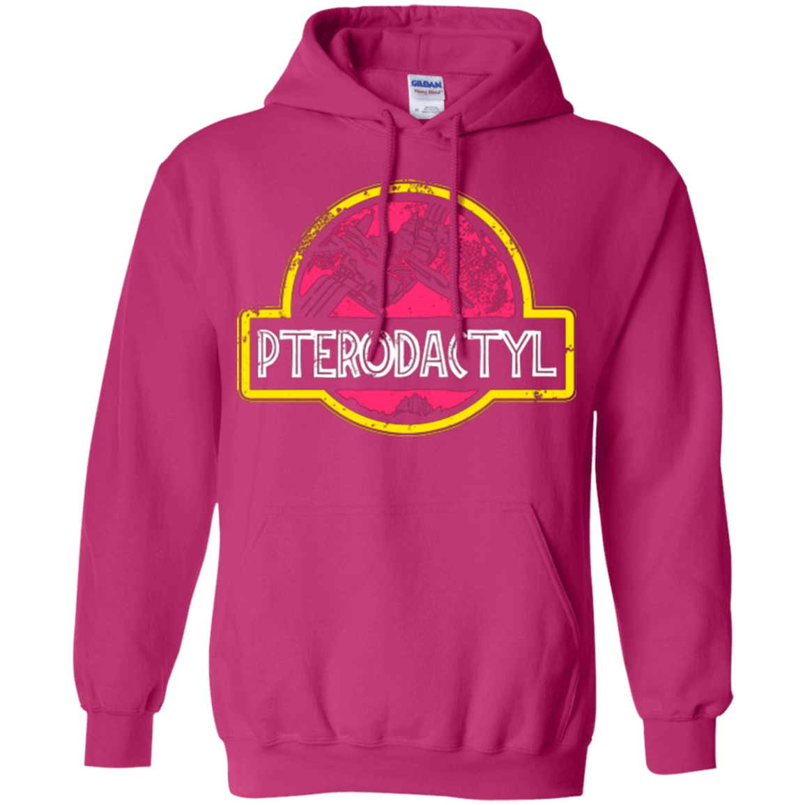 Sweatshirts Heliconia / Small Jurassic Power Pink Pullover Hoodie
