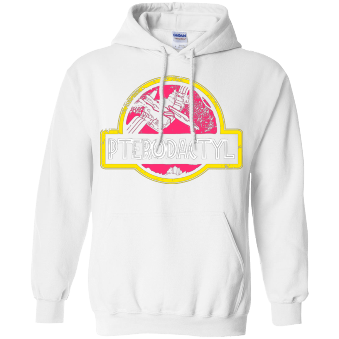 Sweatshirts White / Small Jurassic Power Pink Pullover Hoodie