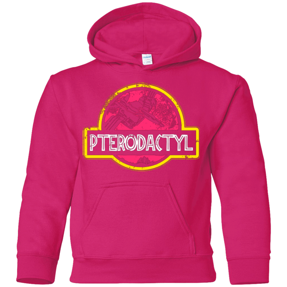 Sweatshirts Heliconia / YS Jurassic Power Pink Youth Hoodie