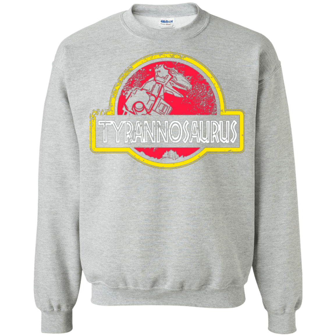 Sweatshirts Sport Grey / Small Jurassic Power Red Crewneck Sweatshirt