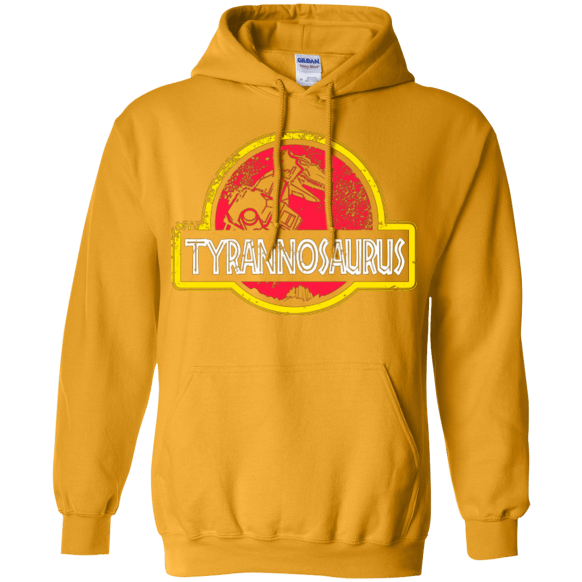 Sweatshirts Gold / Small Jurassic Power Red Pullover Hoodie