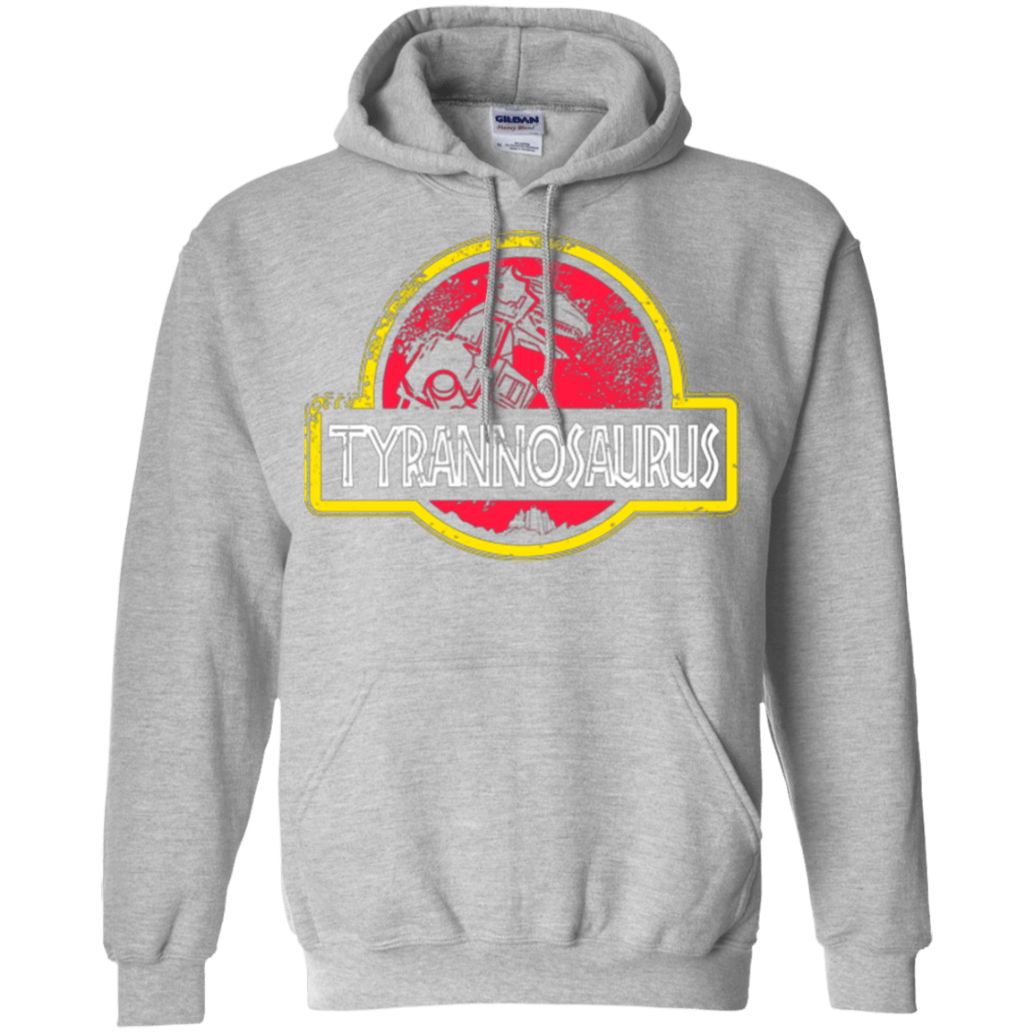 Sweatshirts Sport Grey / Small Jurassic Power Red Pullover Hoodie