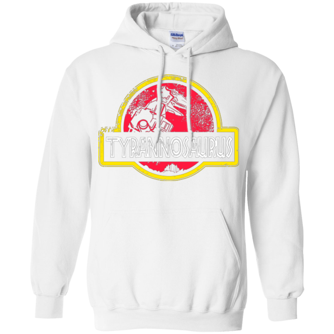 Sweatshirts White / Small Jurassic Power Red Pullover Hoodie