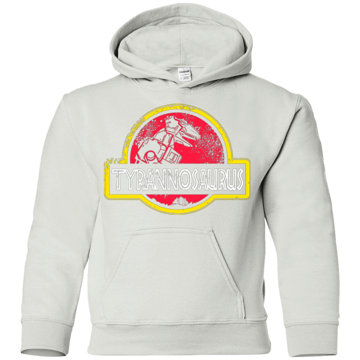 Sweatshirts White / YS Jurassic Power Red Youth Hoodie