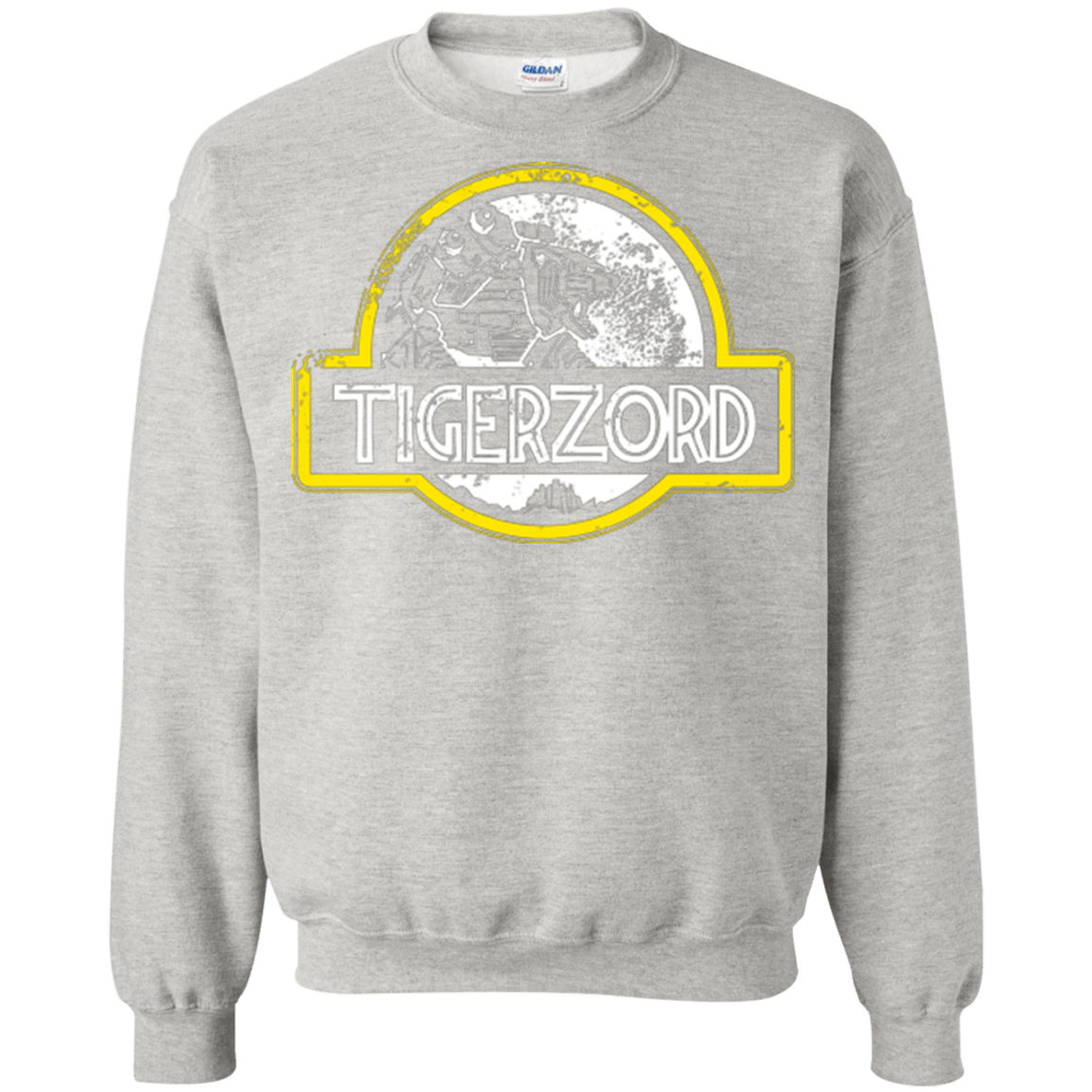 Sweatshirts Ash / Small Jurassic Power White Crewneck Sweatshirt