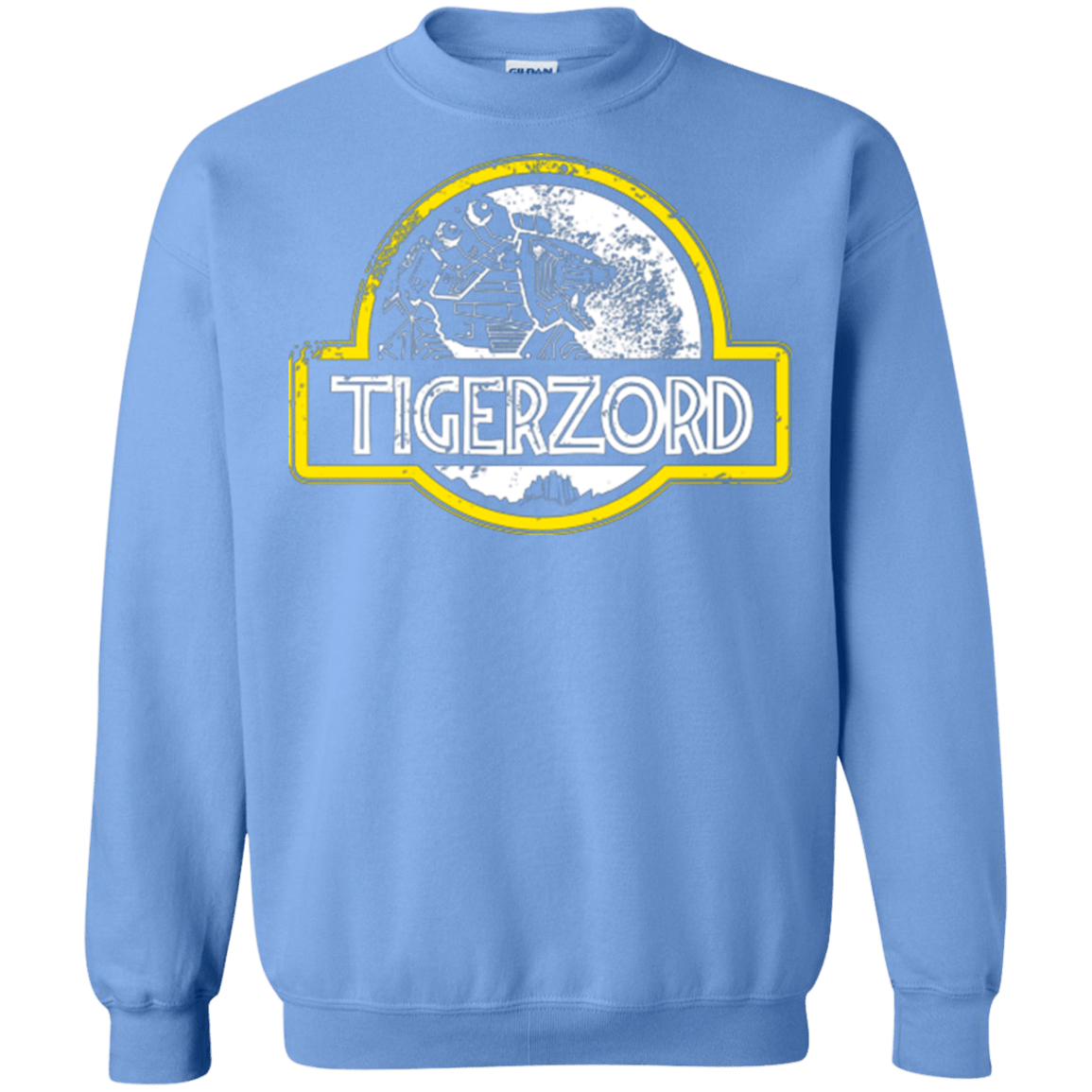 Sweatshirts Carolina Blue / Small Jurassic Power White Crewneck Sweatshirt