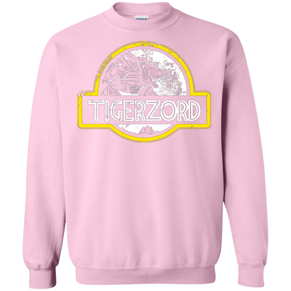 Sweatshirts Light Pink / Small Jurassic Power White Crewneck Sweatshirt