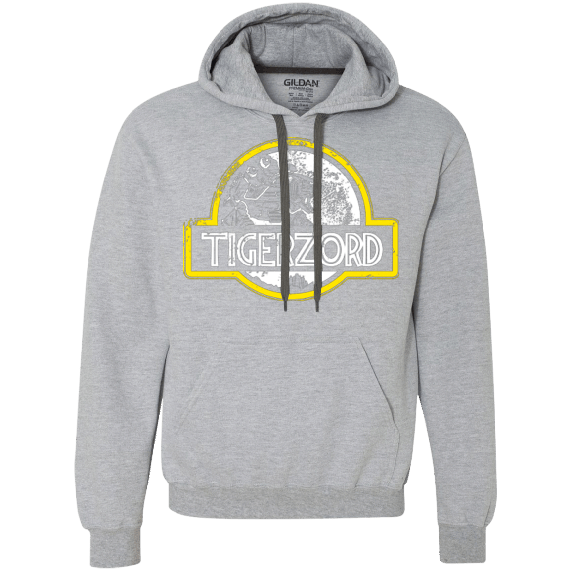 Sweatshirts Sport Grey / Small Jurassic Power White Premium Fleece Hoodie
