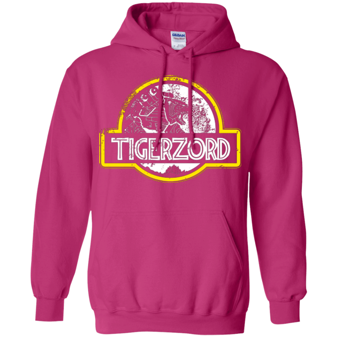 Sweatshirts Heliconia / Small Jurassic Power White Pullover Hoodie