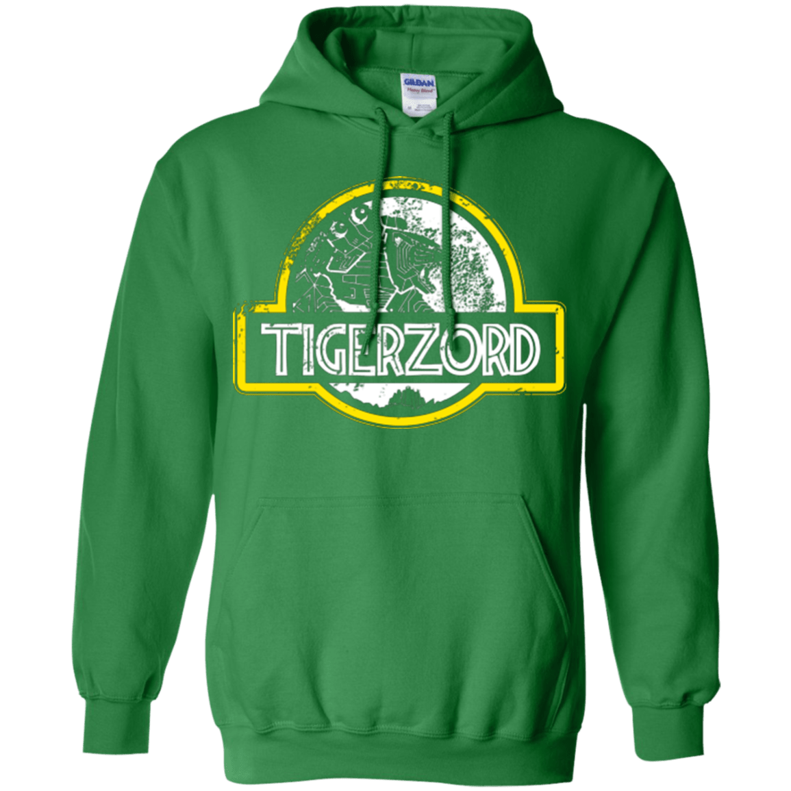 Sweatshirts Irish Green / Small Jurassic Power White Pullover Hoodie