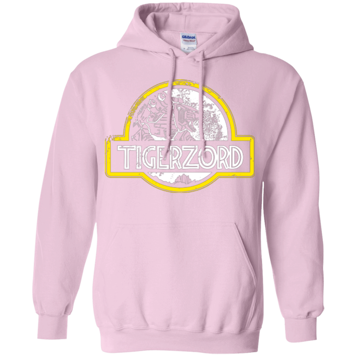 Sweatshirts Light Pink / Small Jurassic Power White Pullover Hoodie